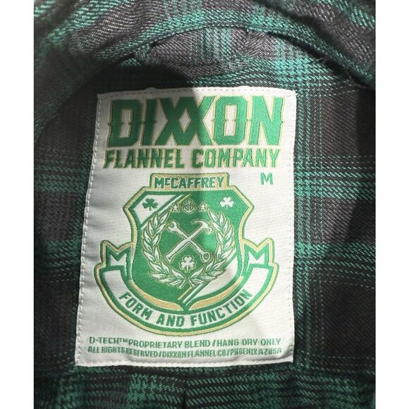 Dixxon Flannel Co McCaffrey Pearl Snap Plaid Shirt Womens S Green Western - Picture 4 of 4